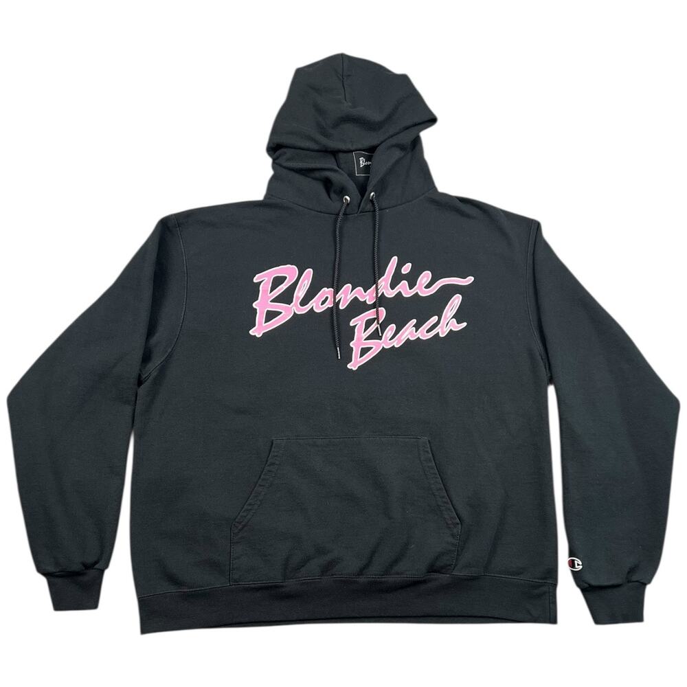 Blondie Beach Jazz Lounge x Champion Hoodie Black XL Long Beach 2018